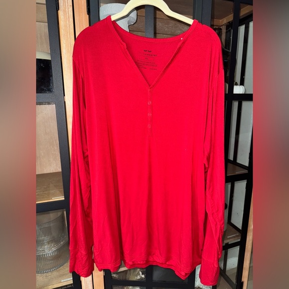 Little Sleepies Henley pajamas top bamboo long sleeve snap plus size holidays - Picture 1 of 6